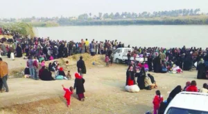 محاولات عبور دجلة (المصدر: الشرق الاوسط)